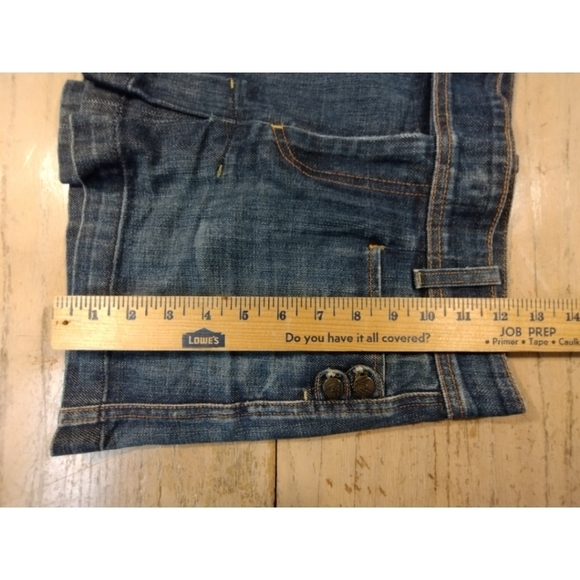 Citizens of Humanity distressed denim skirt - Picture 4 of 15